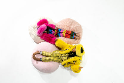 Kid’s Fuchsia Fox Fur